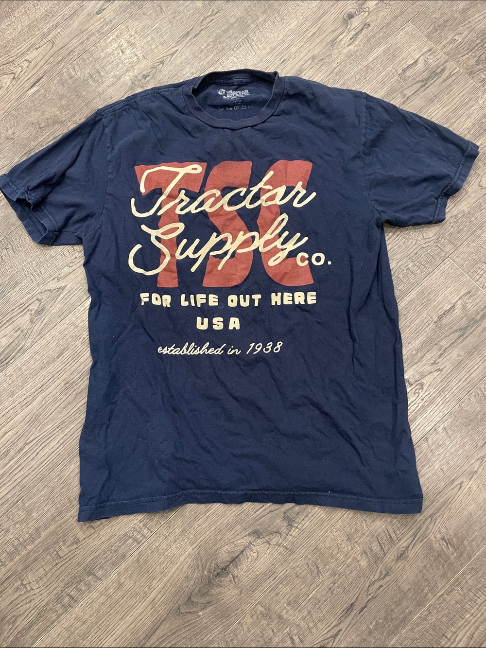 Men's Navy Tractor Supply Graphic Tee
